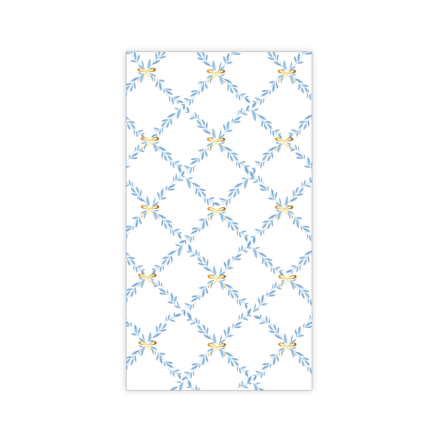 SKY BLUE TRELLIS GUEST TOWELS