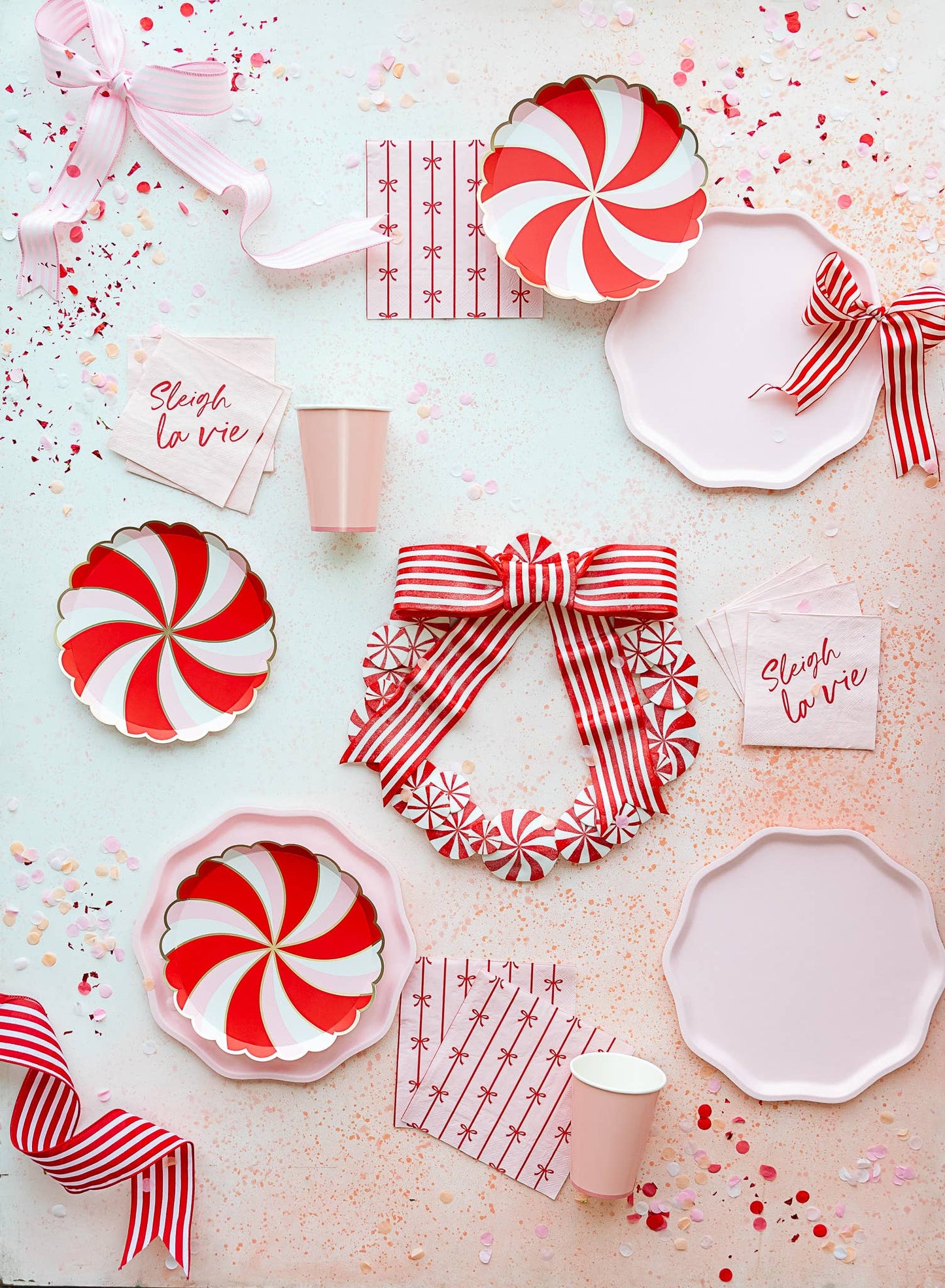 PETAL PINK SIGNATURE CUPS Bonjour Fête