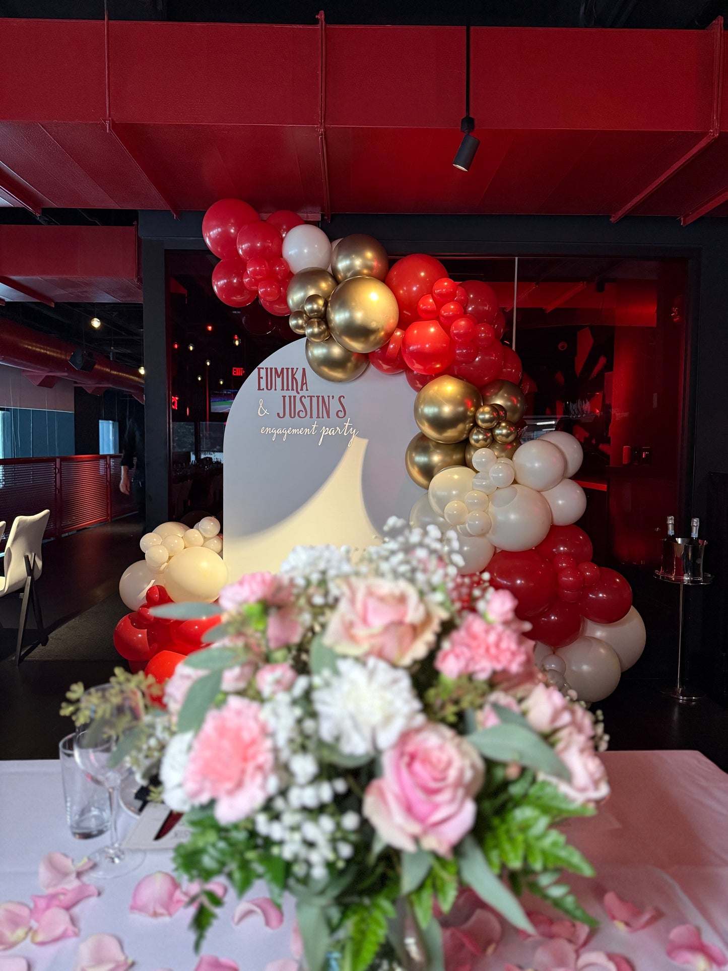 Bridal Double Balloon Arch Package
