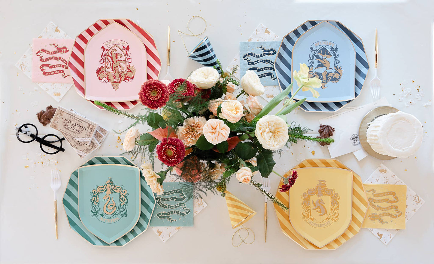 Harry Potter House Pride Party Plates (Set of 8)