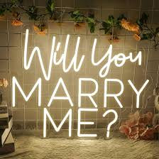 Will You Marry Me Bridal Collection Neon Sign Rental