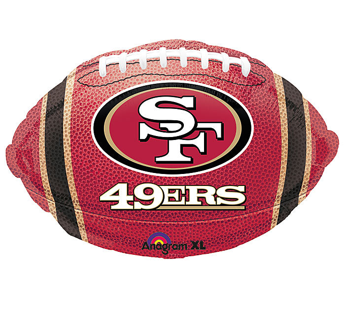 17” San Francisco 49ers NFL Football Balloon