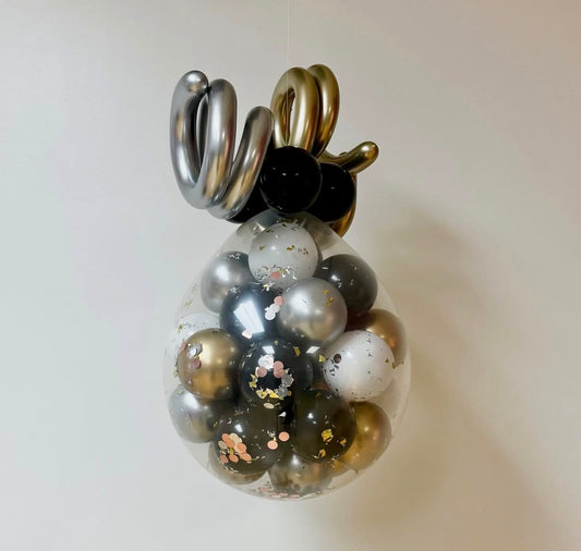 New Years Eve Pop Drop with Message