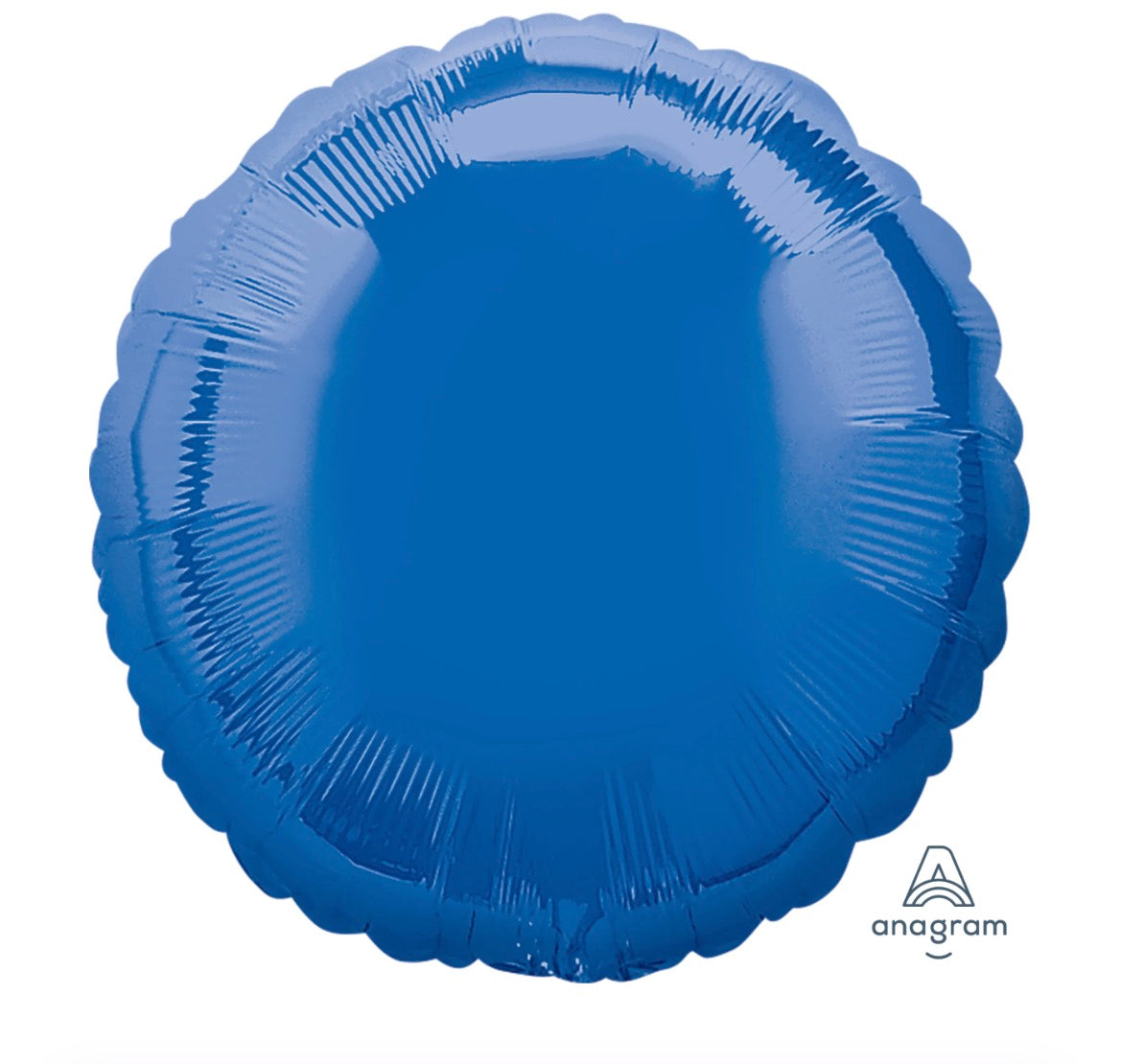 18" Dark Blue Circle Balloon