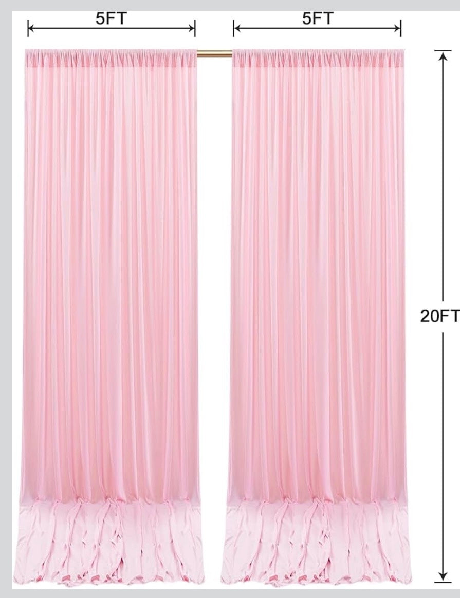 Backdrop Curtain Rental Fee