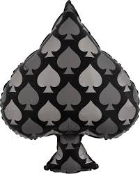 18" Spade Casino Balloon