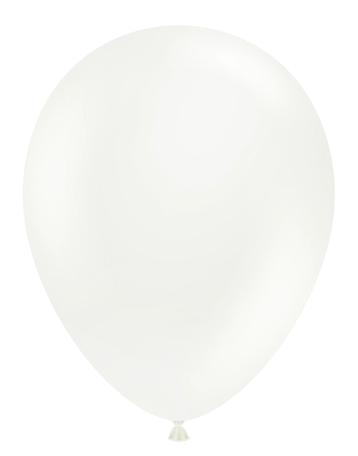 Standard White Helium Inflated Latex Balloon