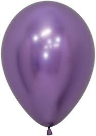 Reflex Violet Helium Inflated Latex Balloon