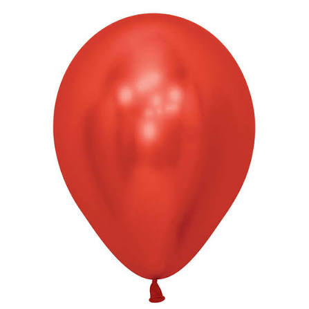 Reflex Red Helium Inflated Latex Balloon