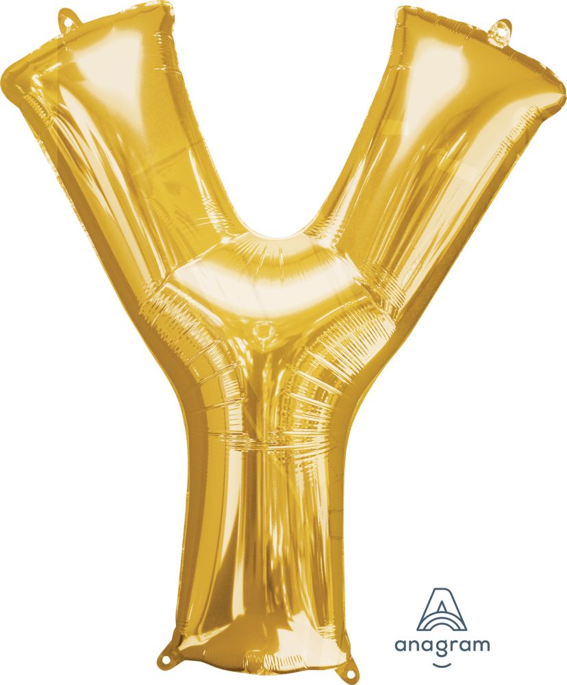 34” Gold Letter Foil Balloon Anagram