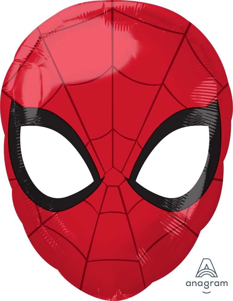 18" Spider Man Face Animated Balloon