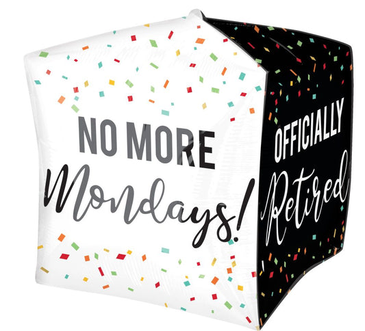Officially Retired No More Mondays Cubez Balloon