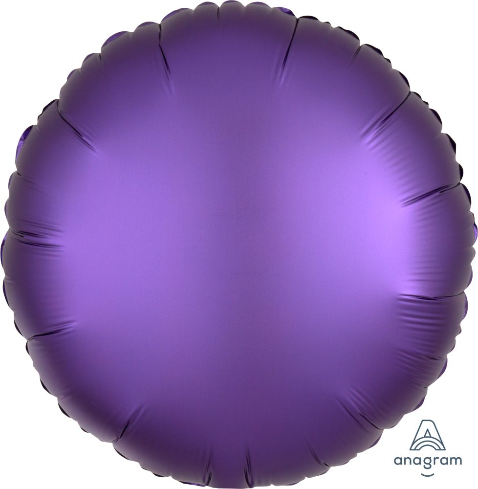 18" Purple Royale Circle Balloon