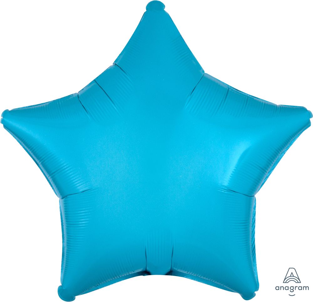 18” Caribbean Blue Star Balloon