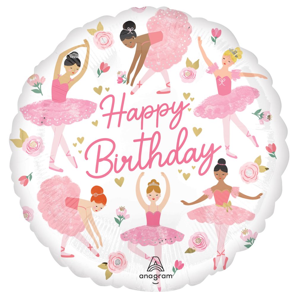 18" Ballerina Balloon