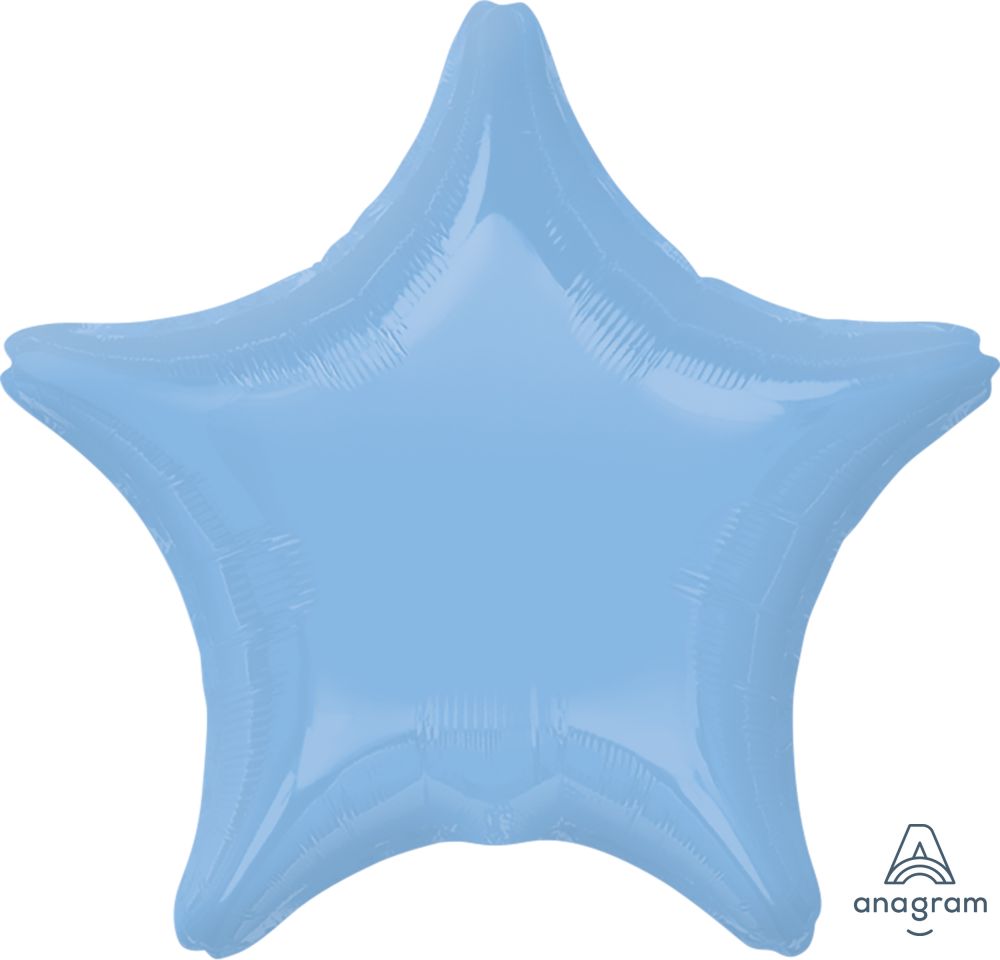 18" Pastel Blue Star