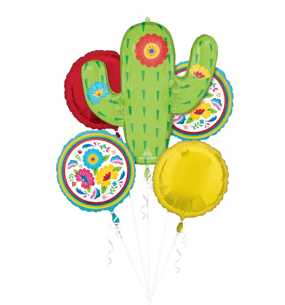 Cactus Fiesta Balloon Bouquet