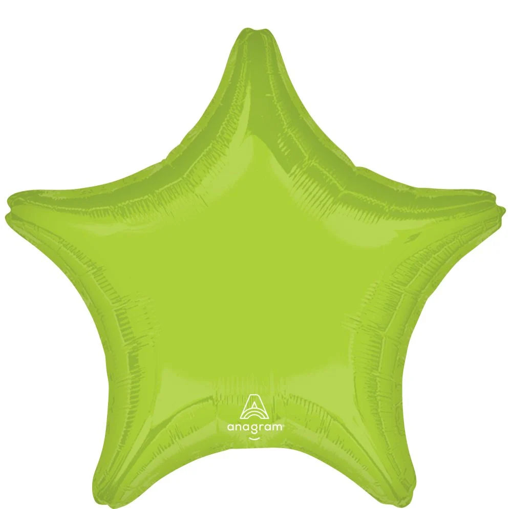 18” Vibrant Green Star Balloon