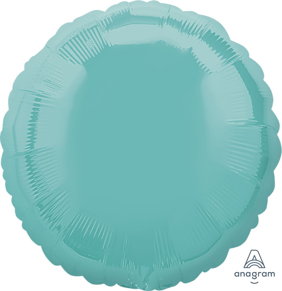 18" Robins Egg Blue Circle Balloon