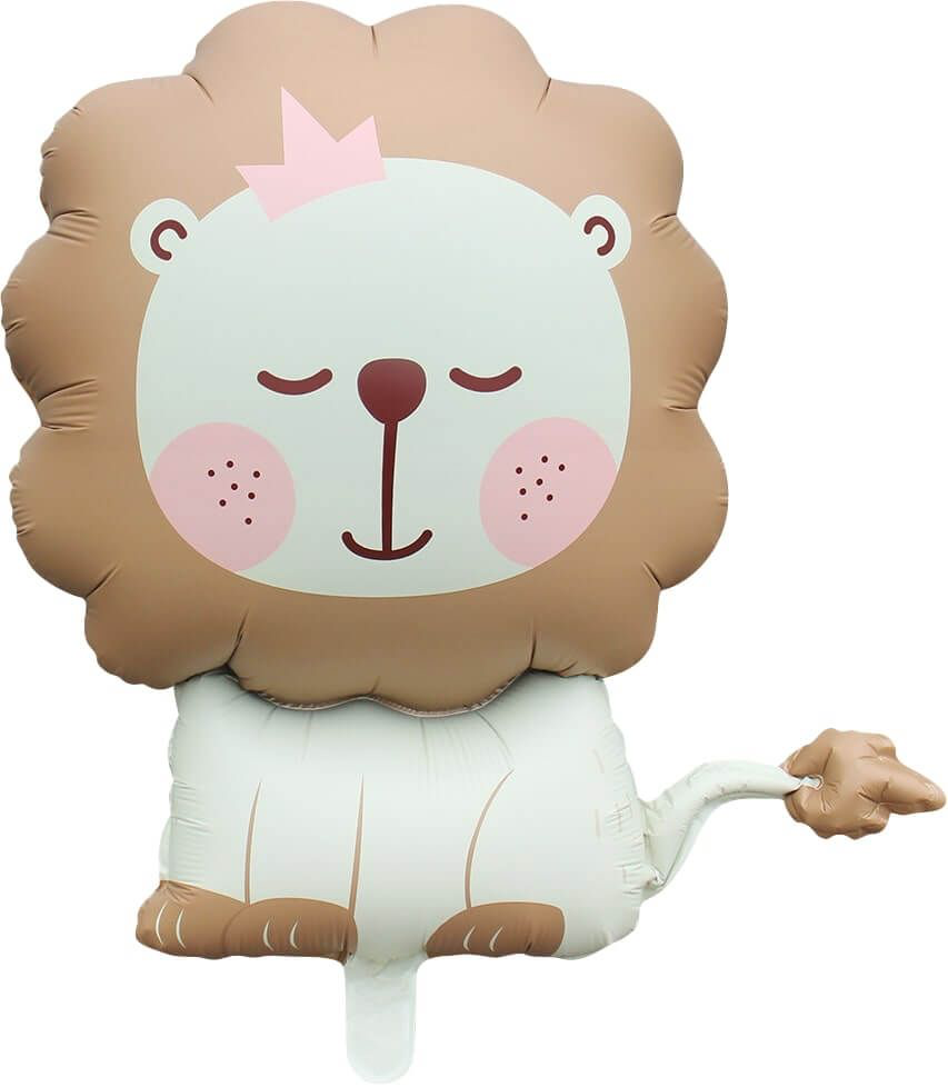 Matte Jungle Lion Jumbo Foil Balloon