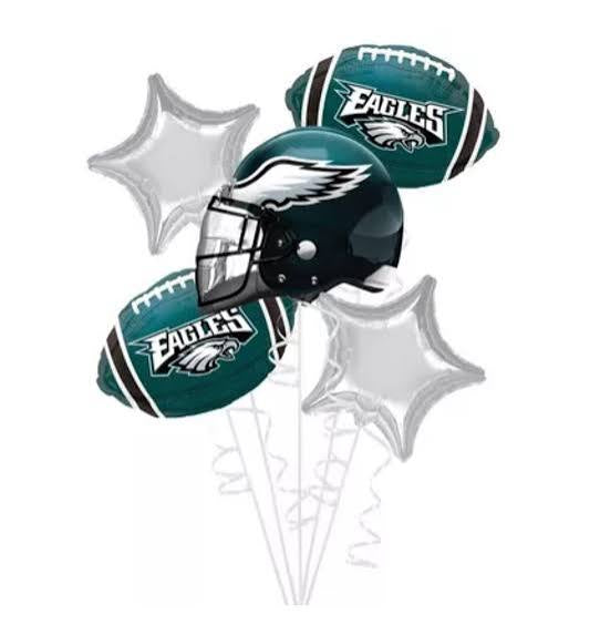 Philadelphia Eagles Balloon Bouquet, 5-Piece Set