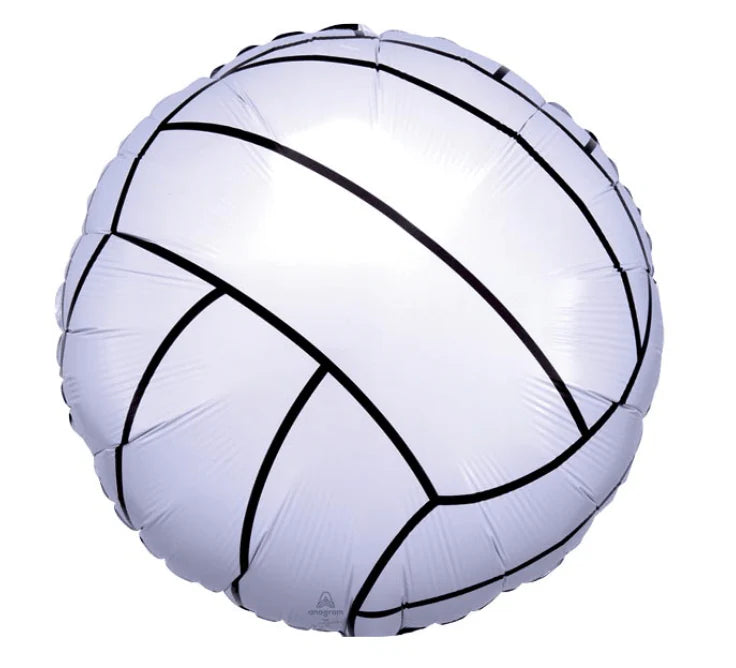 18" Volleyball Foil Balloon