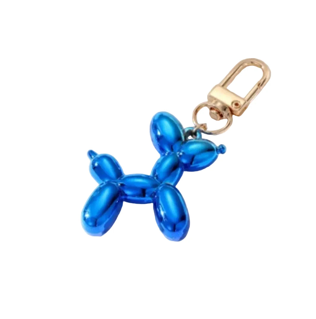 Blue Keychain Balloon Dog