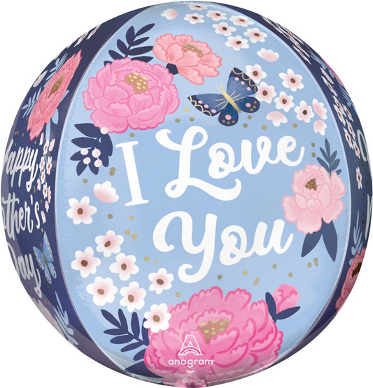 Orbz Happy Mother’s Day Peony Flowers Balloon