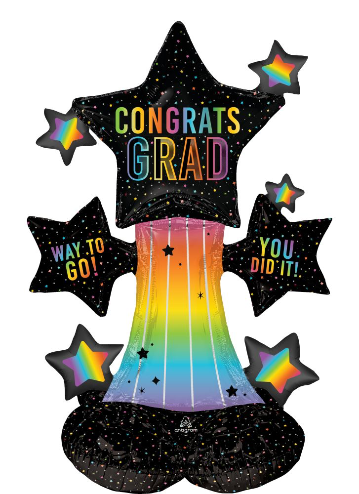 36” Congrats Grad Airloonz Foil Balloon
