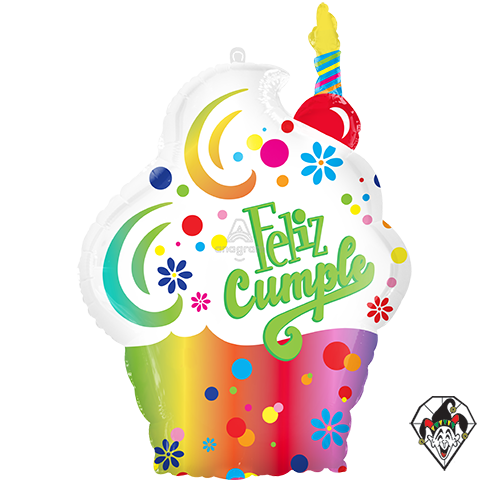 Feliz Cumple Pastel SuperShape Balloon