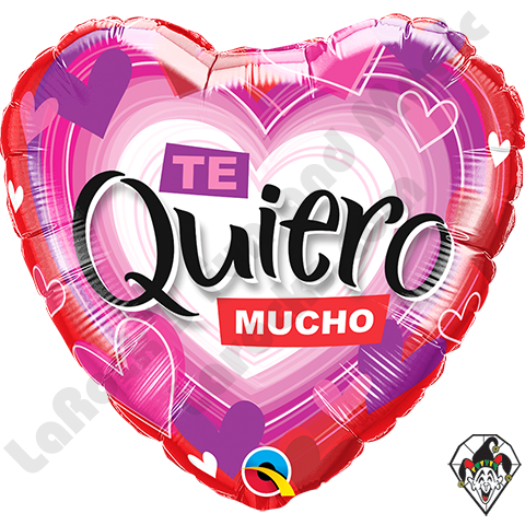 18” Te Quiero Mucho Balloon