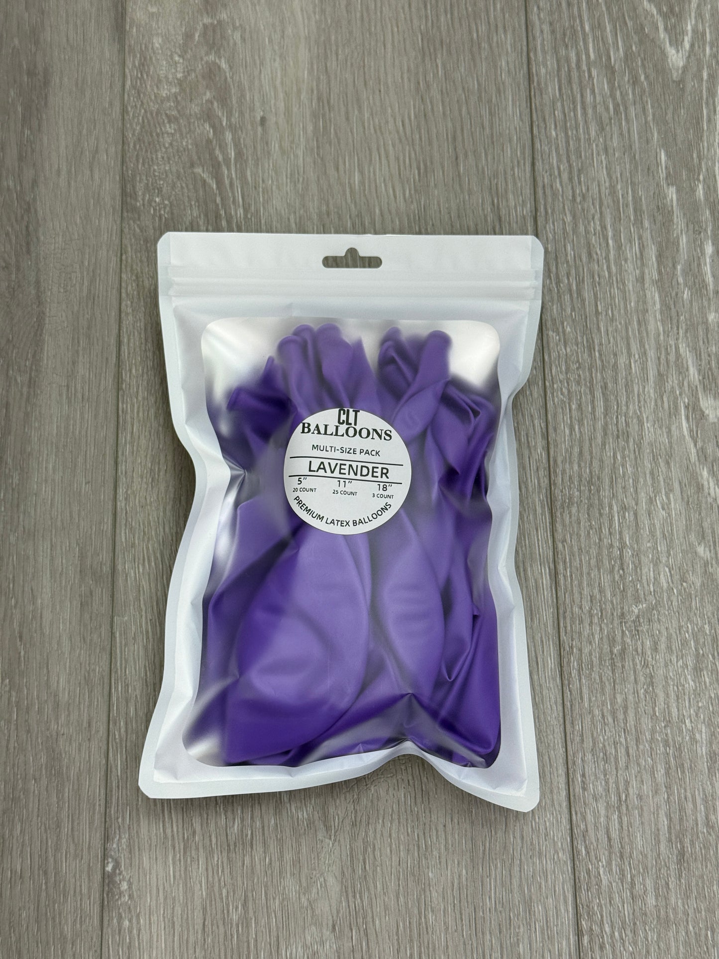 Lavender Balloon Multi-Size Pack