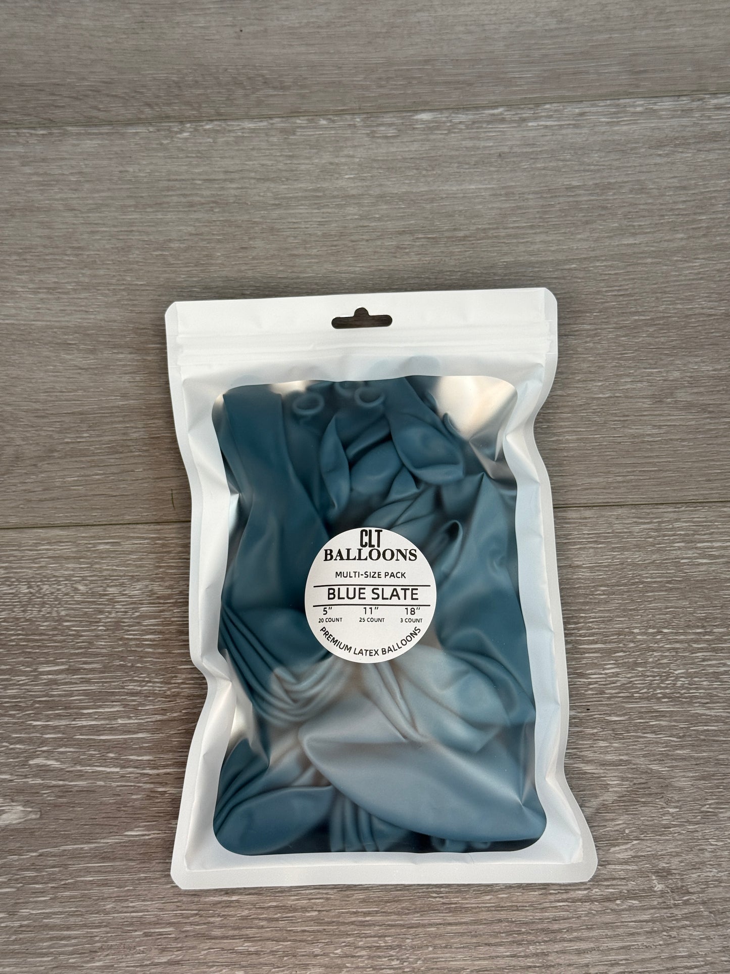 Blue Slate Balloon Multi-Size Pack