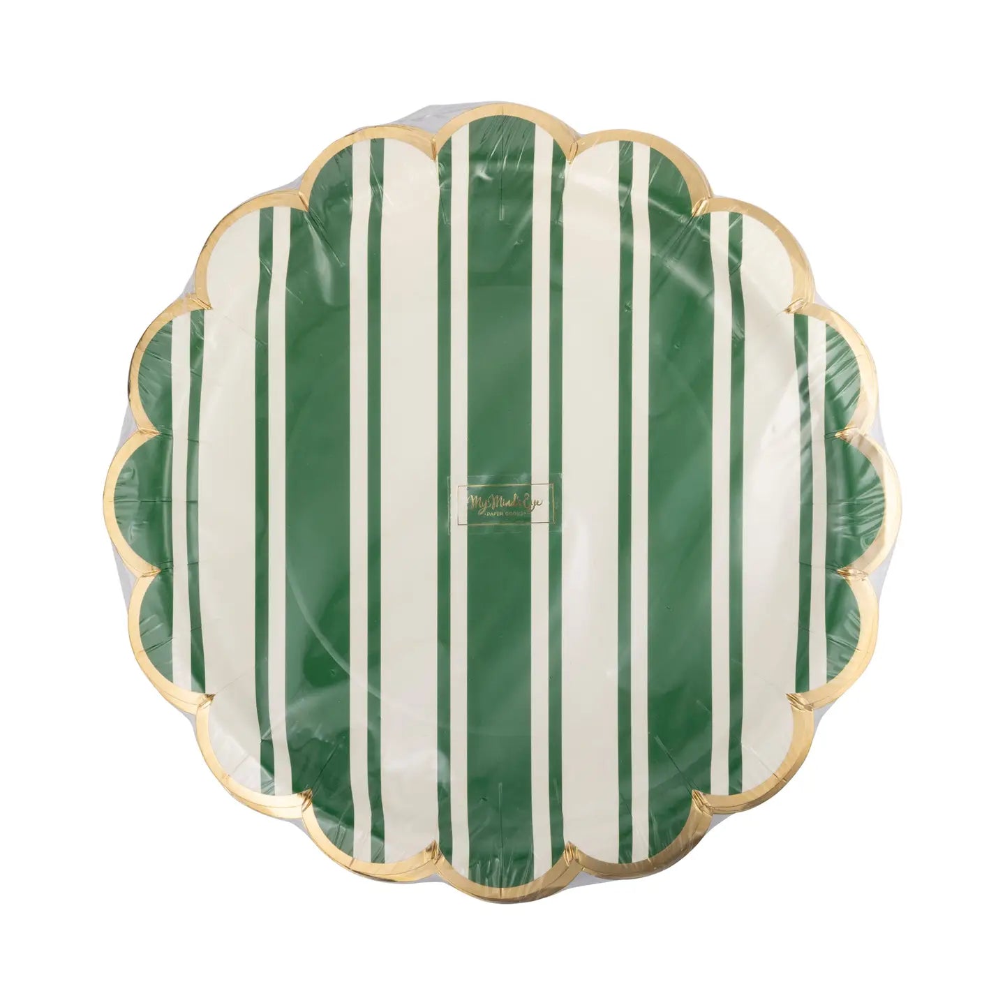 Tennis Striped Dinner Plate