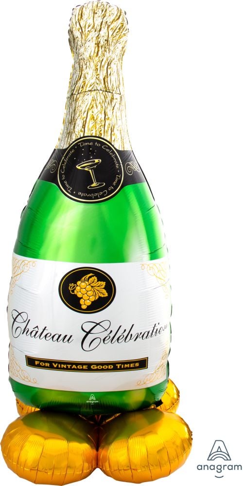 New Years Champagne Airloonz Foil Balloon