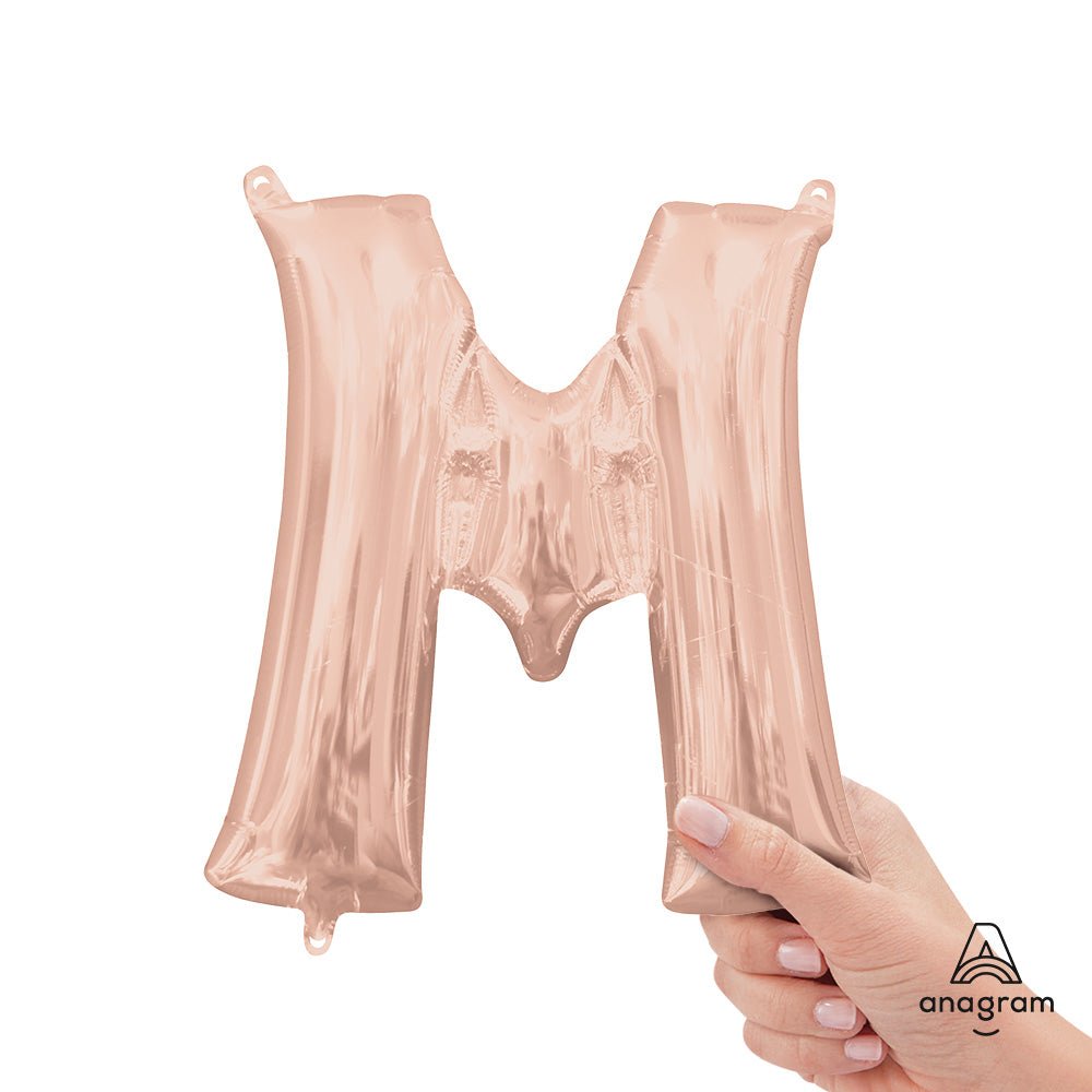 16” Rose Gold Letter Foil Balloon Anagram Air Filled