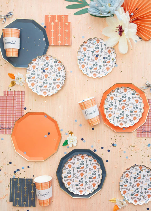 SUNKISSED ORANGE PREMIUM DINNER PLATES Bonjour Fête