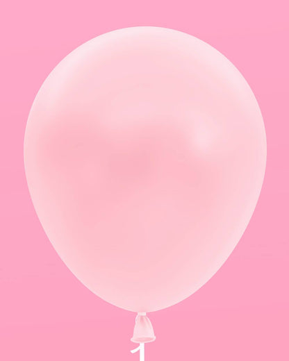 24 ct Pink Bow Latex Balloons