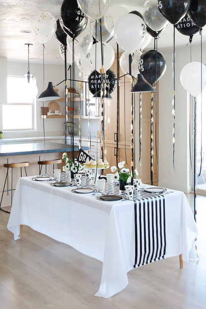 HAPPY GRADUATION BLACK FOIL BALLOON