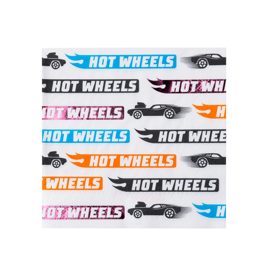 HOT WHEELS™  MULTICOLOR RACE CAR LARGE NAPKINS Bonjour Fête