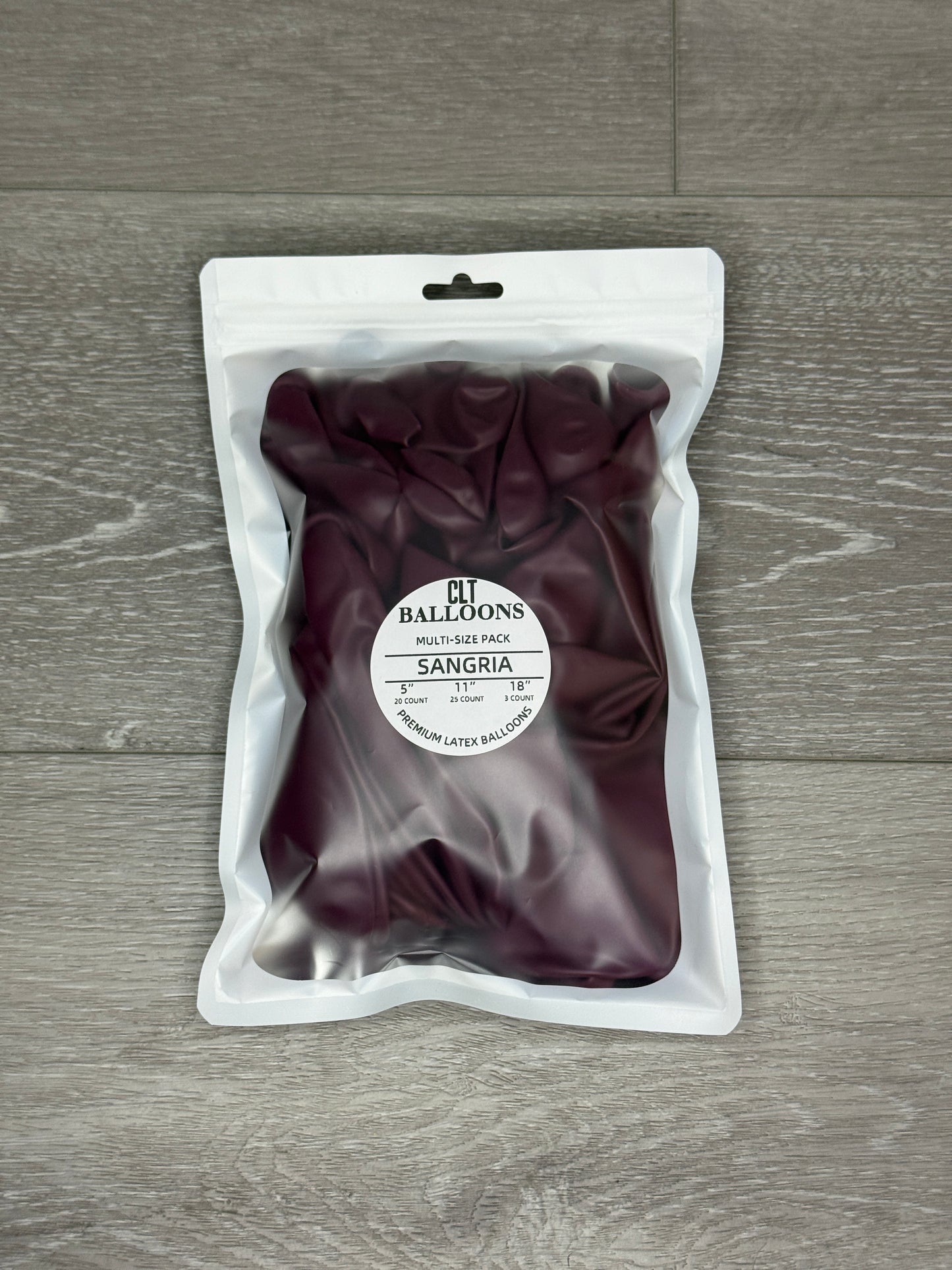Sangria Balloon Multi-Size Pack