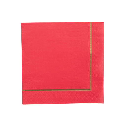 CHERRY RED PREMIUM LARGE NAPKINS