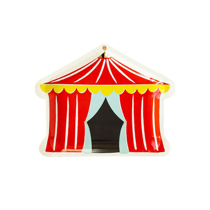 Carnival Tent Shaped Plate