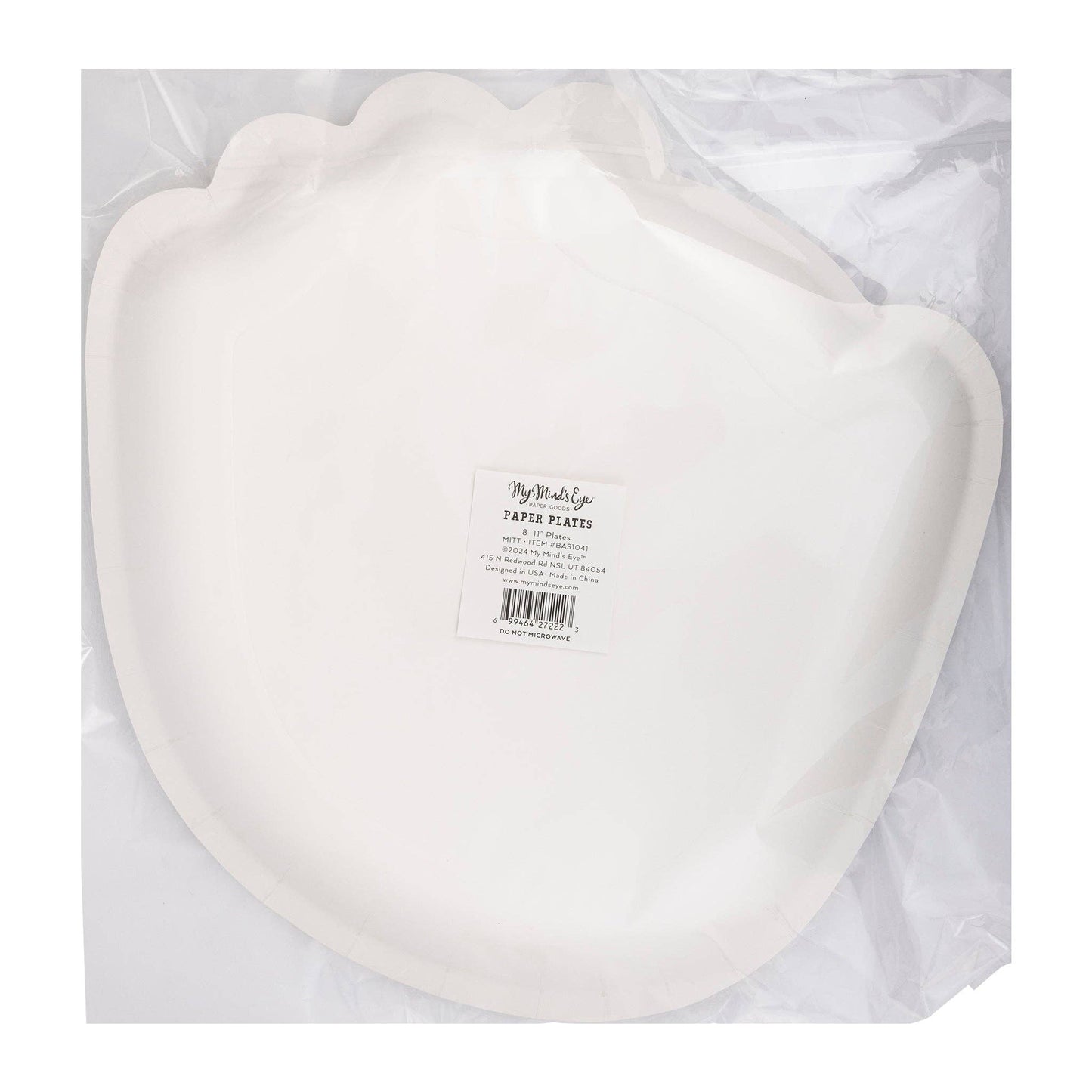 Mitt Shaped Dinner Plate