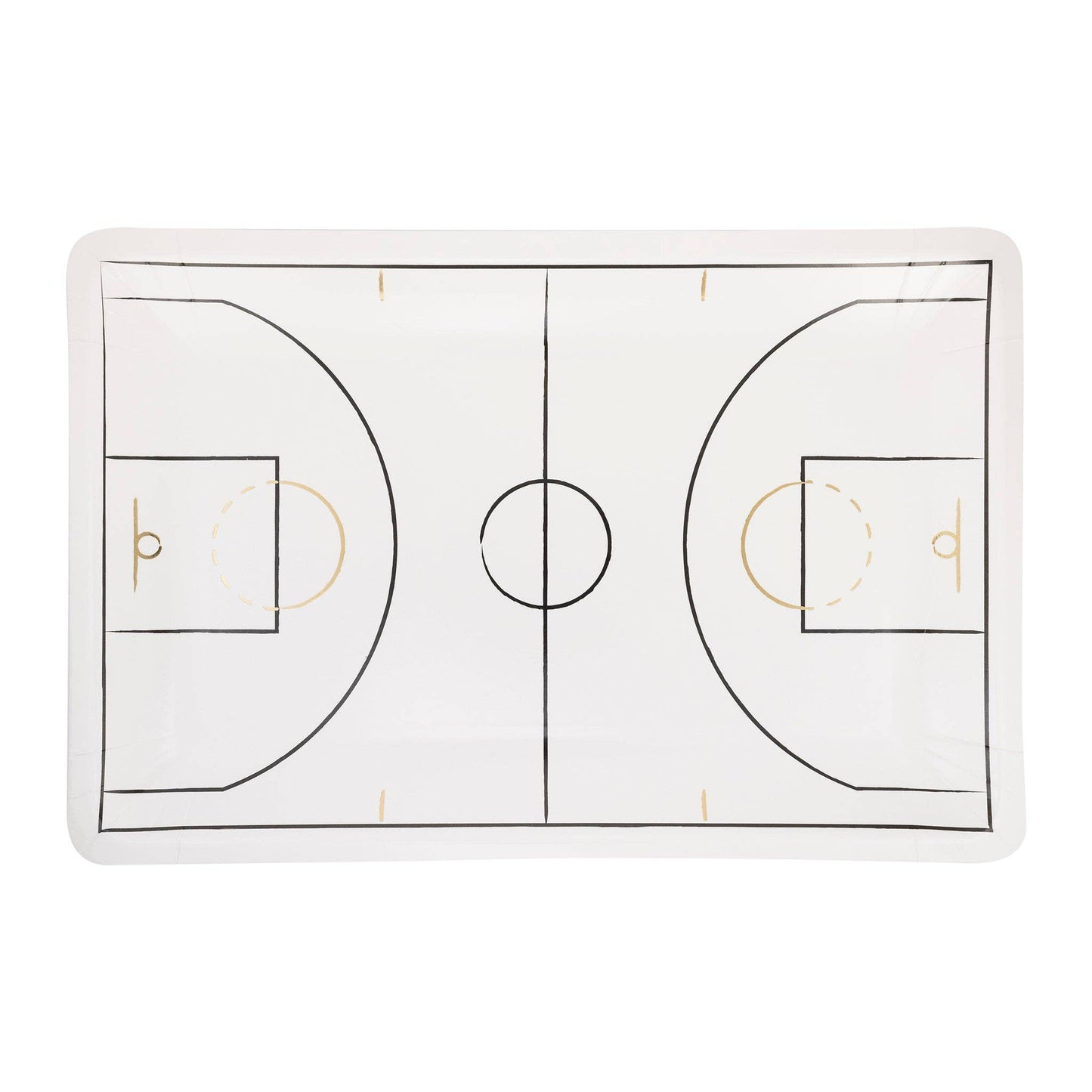 Basketball Court Dinner Plate