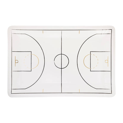 Basketball Court Dinner Plate