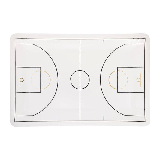 Basketball Court Dinner Plate