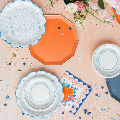 SUNKISSED ORANGE PREMIUM DINNER PLATES Bonjour Fête