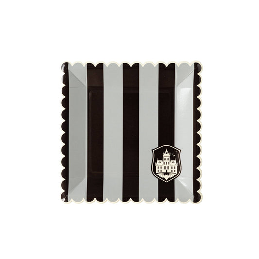 Black Stripe Dinner Plate