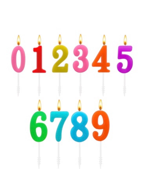 Assorted Color Birthday Candles